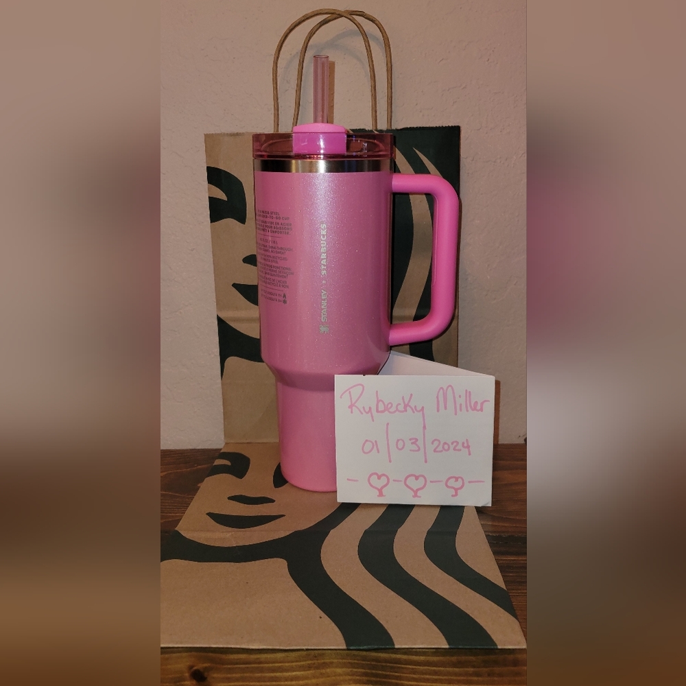 Winter Pink Stanley Starbucks collaboration